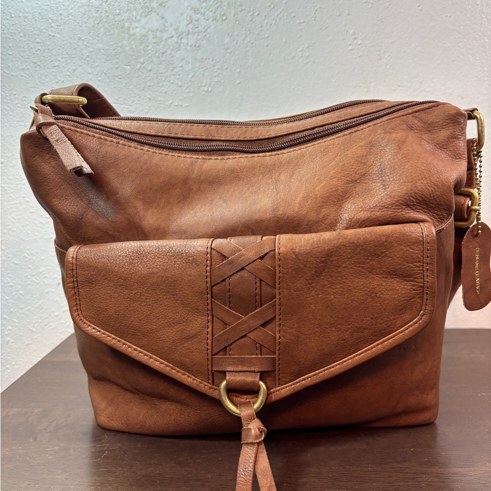 Elegant Brown Leather Women's Bag